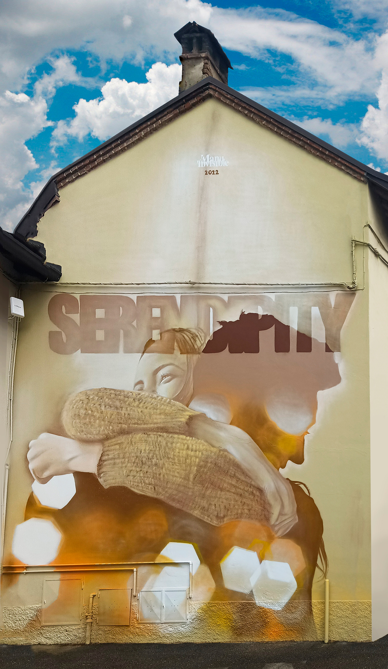 ''Serendipity'' Quarzo e spray su parete 42 mq Osnago 2022