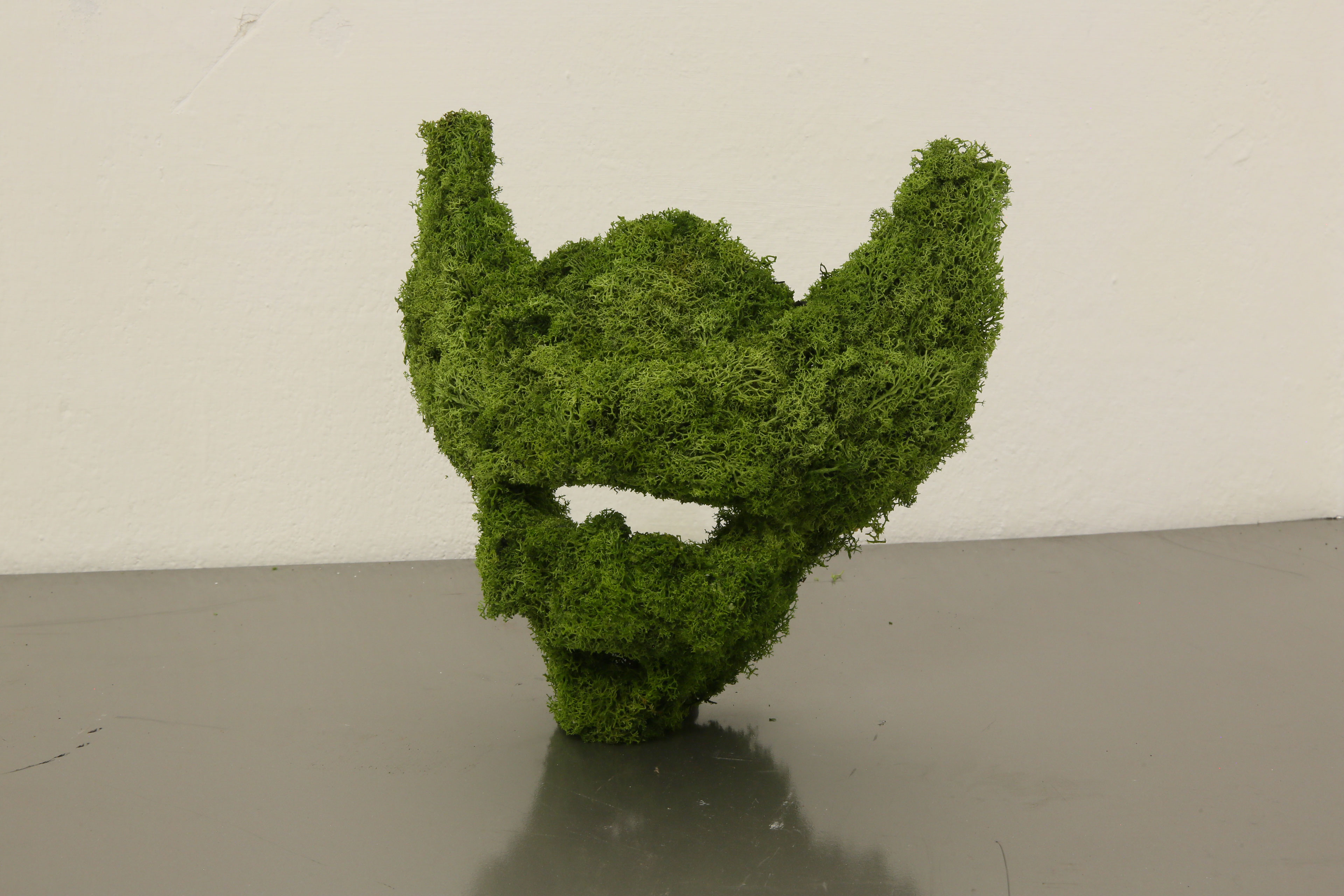 “Moss Mask”
Moss Mask
30 x 30 X 32 cm
(variables dimensions) 2019